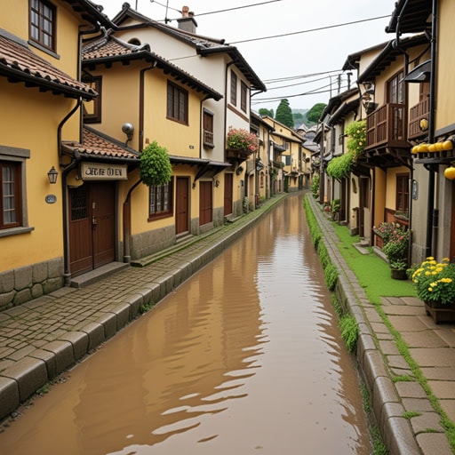 从前，在一个小镇上，排水系统存在问题。每次下雨，街道就会积水。镇议会决定聘请一位名叫Dr. Drain的专家来解决这个问题。Dr. Drain迅速而高效地工作，很快小镇的排水系统就运行得非常完美，防止了更多的洪水。镇上的人们非常感激，并举办了一个‘不再有洪水’的庆祝活动。