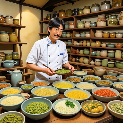 在一个小村庄里，当地居民非常依赖发酵来保存食物。一天，一位名叫亚历克斯的年轻科学家发现了一种新型发酵方法，可以增强他们传统菜肴的风味。这一发现促使他们的烹饪实践发生了革命，使他们的食物不仅保存时间更长，而且味道更好。