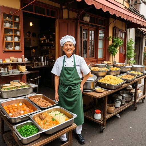 在一个小镇上，有一家以分量足著称的餐厅。顾客常常会剩下一些食物带回家。一天，一位心地善良的厨师决定用这些剩余的食物为无家可归者烹饪餐食。这一善举不仅帮助了需要帮助的人，也减少了镇上的食物浪费。